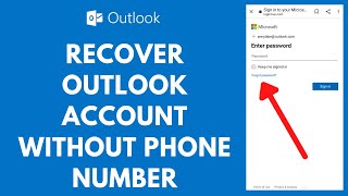 How to Recover Outlook Account Without Phone Number [upl. by Sucrad512]