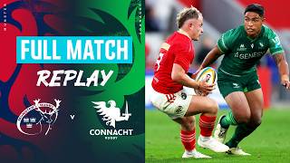 Insane 10 try Irish derby  Munster v Connacht R1 202425  Full Match Replay [upl. by Daphie]