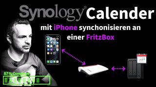 Synology Calender mit iPhone synchronisieren an einer FritzBox [upl. by Ayik]