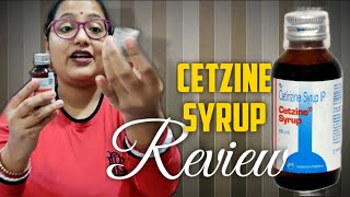 Cetirizine syrup Review Zyrtec syrup  Cetirizine hydrochloride syrup  cetirizine syrup for babies [upl. by Sainana]