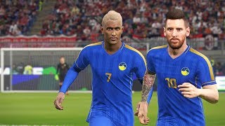 BINHO E MESSI PELA PRIMEIRA VEZ JUNTOS NO MESMO TIME  PES 2018  RUMO AO ESTRELATO 76 [upl. by Yawnoc117]