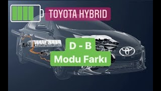 Toyota Hybrid B Modu  Corolla CHR Yaris  B Modu Ne İşe Yarar [upl. by Telfore]