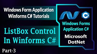 03  ListBox Control In Winforms C  ListBox In Windows Forms Application Csharp HindiUrdu [upl. by Fridell]