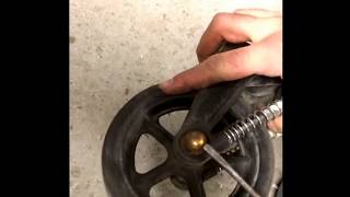 How to Replace the Ball Bearings  Swivel Shaft on Bugaboo Cameleon Front Swivel Wheel [upl. by Ludlow]