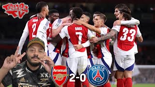 Arsenal 20 PSG  Troopz Match Reaction  We Havent Missed Odegaard Because Of Trossard [upl. by Dedric803]