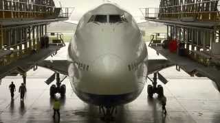 British Airways Boeing 747400 in DCheck [upl. by Fortna388]