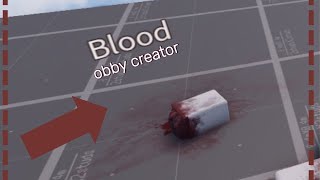 How To Make blood splatter effect In Obby Creator [upl. by Aljan]