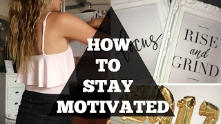 HOW TO BE MOTIVATED AND PRODUCTIVE  Annalise Wood [upl. by Rolan103]