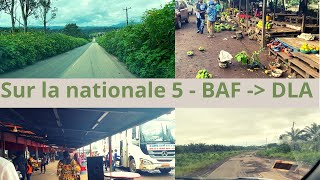 Le trajet de BAFOUSSAM à DOUALA en voiture nationale 5 24072023 [upl. by Domella999]