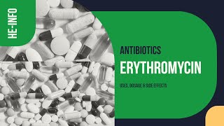 erythromycin  Uses Dosage Side Effects amp Mechanism  Ery [upl. by Anerom]