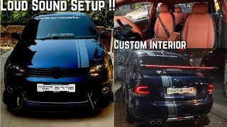 Modified Volkswagen Vento 16 Tdi done with JL Audio Setup  Custom Interior  Ambient Lightsetc [upl. by Atilam159]