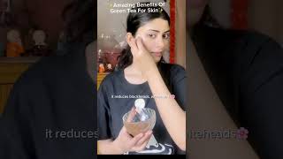 green tea toner benefits for skin  shorts shortvideo shortsfeed youtubeshorts youtube [upl. by Annatnas]