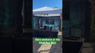 My first renaissance fair as a vendor renfaire fairycore smallbusiness [upl. by Enelrahs209]