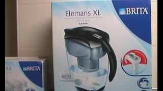 Brita Elemaris Meter XL 35L Maxtra Water Filter Premium Jug Cool Black review [upl. by Firman328]