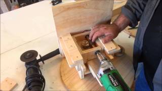 Homemade oscillating spindle sander drill overview [upl. by Ziana]