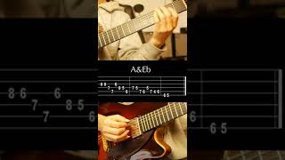 Hexatonic Scale Eb and A tab shorts [upl. by Thagard902]