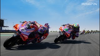 FRANCO MORBIDELLI VS JORGE MARTIN  MOTOGP THAILAND  MOTOGP 24 GAMEPLAY [upl. by Gisser90]