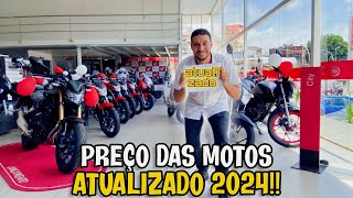 PREÇO DAS MOTOS HONDA 2024 ATUALIZADO CB 300F Twister XRE CG 160 Honda Biz Dia das Crianças [upl. by Luttrell]