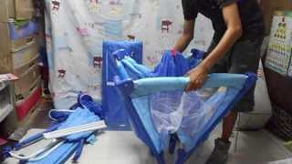 HOW TO ASSEMBLE A PLAYPEN  CRIB  PART 1 [upl. by Margie]