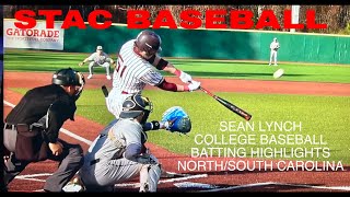 SEAN LYNCH SWINGING A HOT BAT FOR STAC BASEBALL IN NORTHSOUTH CAROLINA [upl. by Nerwal308]