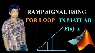 Ramp signal plot in matlab using for loop [upl. by Eednil]