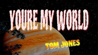 YOURE MY WORLD  karaoke version  popularized by TOM JONES [upl. by Eyaj]