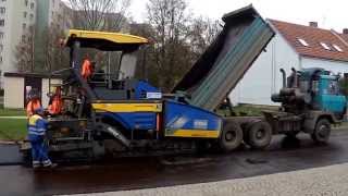 Tatra trucks and VÖGELE pavers [upl. by Kristina]