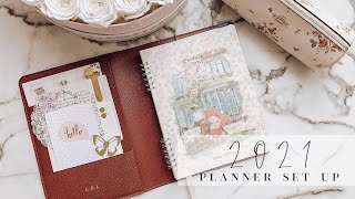 2021 Louis Vuitton Desk Agenda Planner Set Up  Charmaine Dulak [upl. by Koziel319]