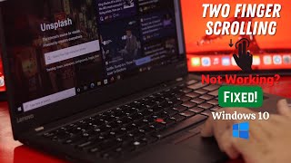 Windows 10 How to Fix Two Finger Scroll Not Working [upl. by Vania276]