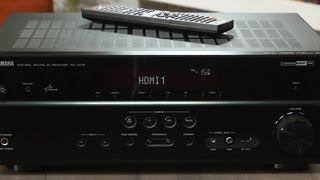 Yamaha RXV475 A lightly featured greatsounding receiver [upl. by Brocky]