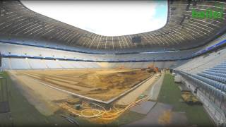 FC Bayern München  Umbau der Allianz Arena 2014 mit heiler [upl. by Phineas]