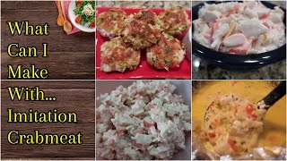 What Can I Make With Imitation Crab  Cooking for Two  4 Easy Recipes using Imitation Crabmeat [upl. by Hesketh681]