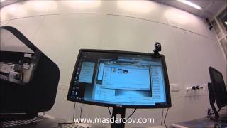 DMP2831 Dimatix Inkjet Printer Training at Masdar Institute [upl. by Eniamahs]