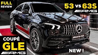 2020 MERCEDES GLE Coupe AMG NEW GLE 53 vs 63 S Full Review BRUTAL Sound 4MATIC [upl. by Wessling]