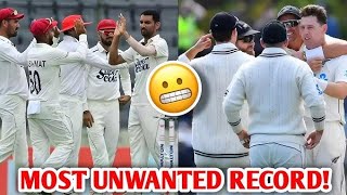 Most Unwanted Record 😬 Newzealand Vs Afghanistan Test cricket news fact [upl. by Anomas]