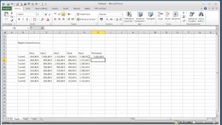 Excelyhteenlasku [upl. by Seuqramed758]