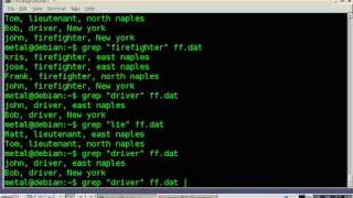 BASH lesson 3  grep and cut commands [upl. by Kele]