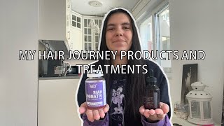 My hair journey  Products and treatments [upl. by Ssyla]