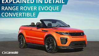 Range Rover Evoque Convertible  Explained in Detail [upl. by Justine860]