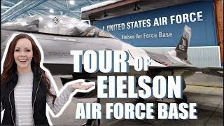 TOUR OF EIELSON AIR FORCE BASE MOVING TO ALASKA Somers In Alaska [upl. by Rehpotsirk]