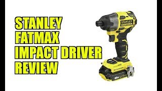 Stanley Fatmax Brushless Impact Driver Review [upl. by Atnwahs]