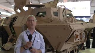 SOFEX 2014 Textron Marine and Land Systems Commando Select 4x4 Light Armoured Vehicle [upl. by Marka]