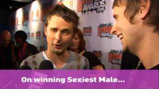 NME Awards 2009  Sexiest Male for Muses Matt Bellamy [upl. by Josepha686]