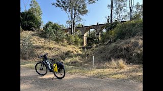 Boyne Burnett Rail Trail Gayndah to Mundubbera [upl. by Attenna]