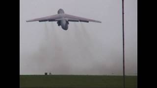 Lockheed C141B Starlifter cargo plane Air display RIAT airshow riat c141 airshow starlifter [upl. by Atinuahs958]