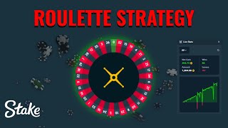 BEST ROULETTE STRATEGY ON STAKE 100 in 1 minute [upl. by Ainotal]