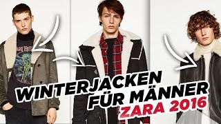 WINTERJACKEN für Männer  ZARA 2016 [upl. by Anella]