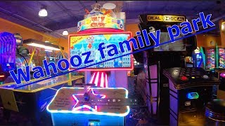 Wahooz family fun Meridian Idaho and PINZ bowling boise family vlogs [upl. by Nyladnek]