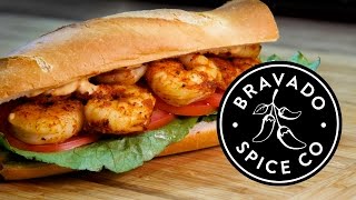 Bravado Spice Crimson Blackened Shrimp Poboy [upl. by Anelak994]