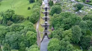 Bingley five rise locks [upl. by Annaigroeg]